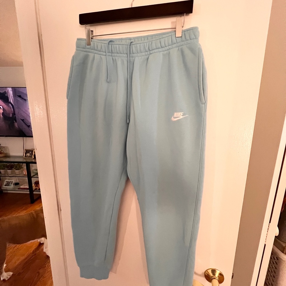 Nike Men’s Pale Blue Fleece Joggers